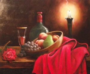 Peinture de Yves Pereira: Nature morte n°31 