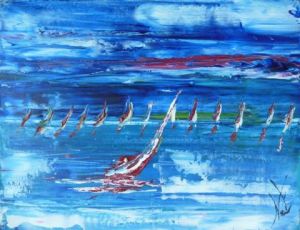 Peinture de PLUME NATHALIE MAISONNEUVE: Vieux grément