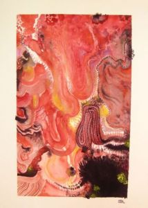 Oeuvre de ISA LOTTE: Organique - Langue 1