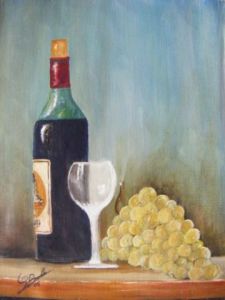 Peinture de stephane brandeho: coin d'étagère