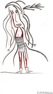 Dessin de napoldee: Dans le vent