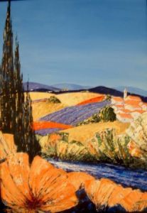 Peinture de Catherine Thivrier-Forestier: Provence