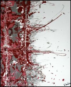 Peinture de abstrack: Les amours grises