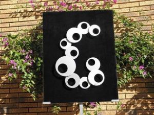 Sculpture de Roques Jean Design: Sculpture murale contemporaine N°7