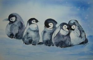 Peinture de Nabou: Babie's banquise