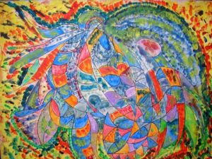 Peinture de GHIS: VITRAUX