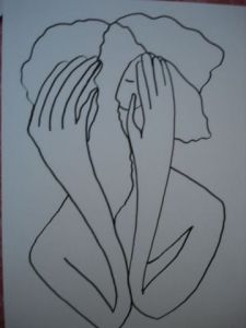 Dessin de BRIGITTE BASPEYRAS: vase 2