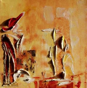 Peinture de CATHERINE TISSOT: DE L'AUTRE COTE DE LA TOILE