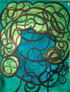 Peinture de GHIS: HOMME LIERRE