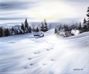 Peinture de joelle bernard: traces