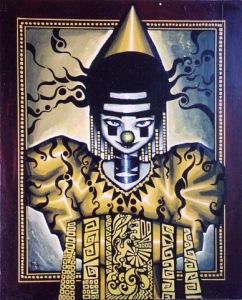 Peinture de rolan: clownette