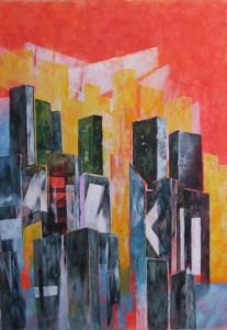 Peinture de Christine THELOT: Composition  25