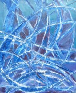 Peinture de PLUME NATHALIE MAISONNEUVE: Lignes pures 3