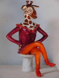 Sculpture de Guillaume Chaye: LA GIRAFE