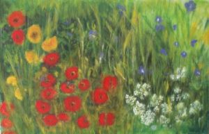 Peinture de als: fleurs des champs