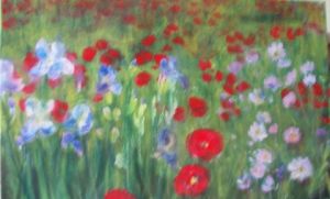 Peinture de als: fleurs des champs