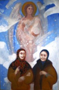 Peinture de Laurence Guillon: Femmes de lumière