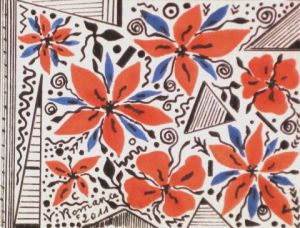 Peinture de Veronique Romance: Romance de fleurs