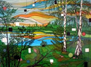 Peinture de ALAIN FAURE: ROMANCE EN  SOLOGNE