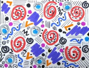 Dessin de Veronique Romance: Festival  (carte postale)