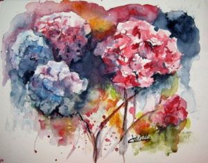 Peinture de Catherine VALETTE: Envie de Normandie