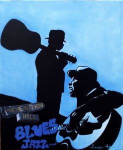 Peinture de francoise ader: blues jazz