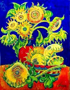 Peinture de LAUCHLAN: Tournesols