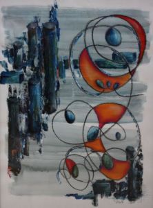 Peinture de CELINE MANOEL: Le massacre du printemps