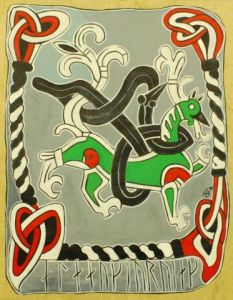 Illustration de Le Chaudron Encreur: Stèle