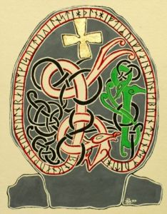 Illustration de Le Chaudron Encreur: Stèle2