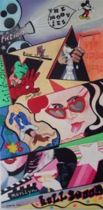 Peinture de francoise ader: hollywood