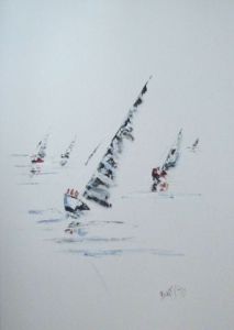 Peinture de BAPTYSTE: VOILE PERDU