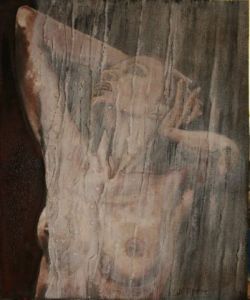 Oeuvre de jean-claude apert: femme voilée