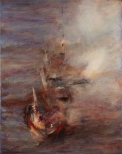 Peinture de orza : incendie à bord d'un ferry