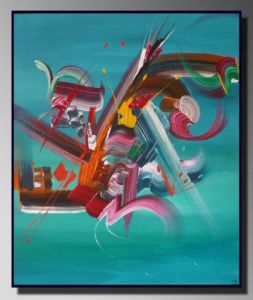 Peinture de BELFODIL: Peinture abstraite FUSION