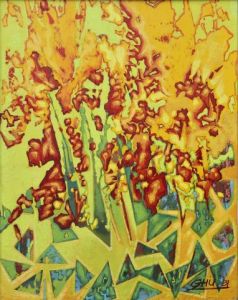 Peinture de Ghu: Eruption