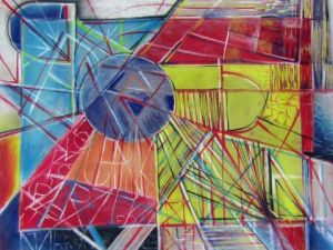 Peinture de MURIEL AUSTRUY: signes picturaux