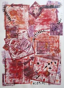 Peinture de carole zilberstein: sans