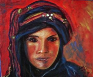 Peinture de dominique Phenix: Femme d'ailleurs