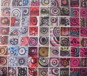 Peinture de MURIEL AUSTRUY: tous en cercle