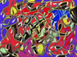 Art_numerique de Joel JAMBOU: The Union of Earth and Water