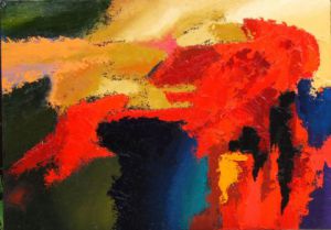 Peinture de attilioradice: les yeux de l'esprit n. 73