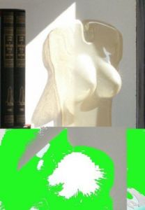 Art_numerique de Christiane Jousset: buste...