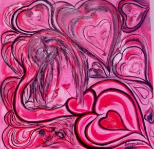 Peinture de OD' ILE : ATOUT COEUR SAINT VALENTIN