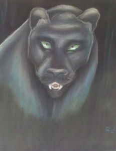 Dessin de Qd Sylvie: Panthère