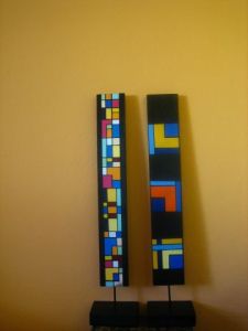 Sculpture de ANTOINE MELLADO: Petit totem-1-