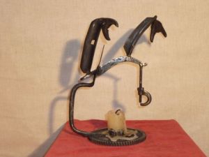 Sculpture de dimitri chachkine: LE TEMPS S ECOULE