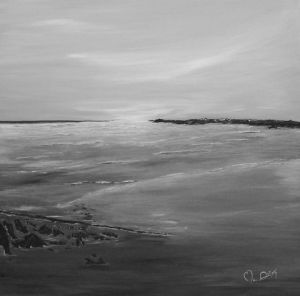 Peinture de Martine QUINTIN: Anse de Guidel