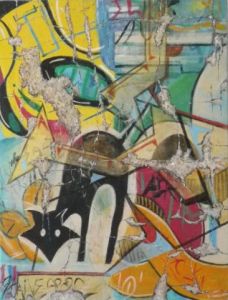 Peinture de Sophie Hair: les griffes de l'usure