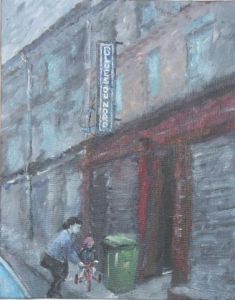 Peinture de Sophie Hair: blues du Nord